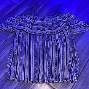 Art Class off the Shoulder Top